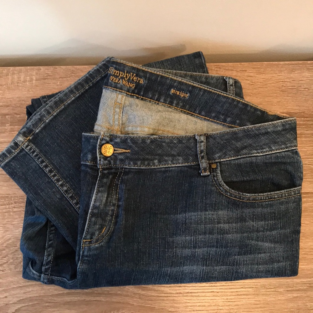Vera Wang Staright Jeans